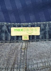 Classic Blue High-Waisted Straight-Leg Jeans | Pre