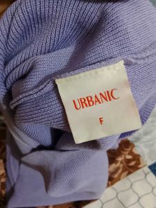 Lilac Ruffle Knit Top