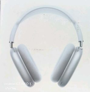 Wireless Silver Headphones