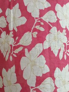 Vibrant Floral Printed thaan fabric 3.84cm approx