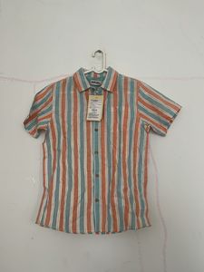 Men's Striped Short Sleeve Shirt