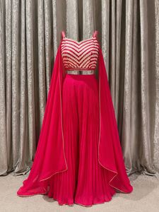 Designer Lehenga Choli Set with shrug