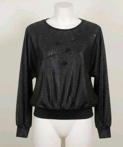vintage feather sequins jumper sweater pullover