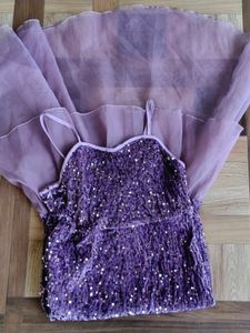 Sparkly Purple Gown