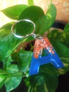 Designer Resin Keychain