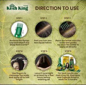 11 PCS New KeshKing Comb Cap .