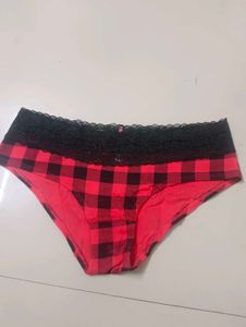Victoria Secret Pink Lace Belt Brief.