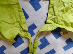 Lime Green Ethnic Blouse