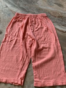Cute Cherry Print Palazzo Pants (Set of 3)