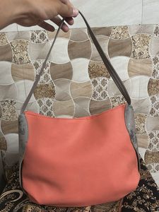 Chic Orange Hobo Bag