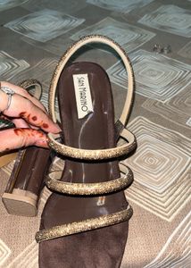 Sparkling  Heels never worn