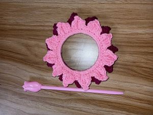 Handmade Crochet Flower Hair stick