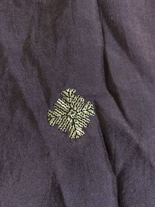 Elegant Purple Kurta with Gold Embellishments