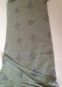 Paachi Green Printed Branded Kurta With 3/4 Sleeves