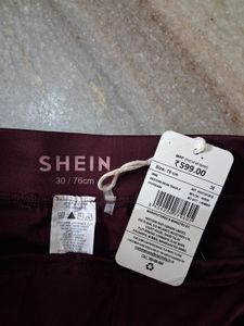 Maroon Flared Leg Trousers