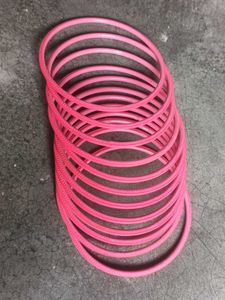 Vibrant Pink Bangles Set