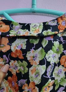 Floral Print Long Sleeve Shrug