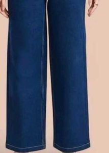 Wide Leg Dark Wash Denim Jeans