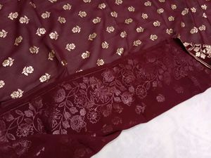 Maroon Embroidered Salwar Kameez