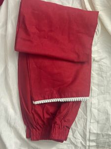 Vibrant Red Embroidered Kurta Set