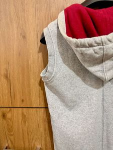 Sleeveless Zip-Up vest Hoodie