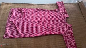 Stylish Red &amp; Pink  Print Kurta