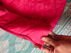 Pink double side jacket unisex