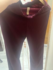 Velvet Wide Leg Pants