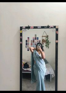 Elegant Light Blue Saree