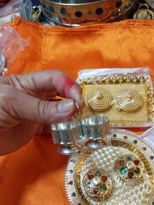 Decorative Pooja Thali Set