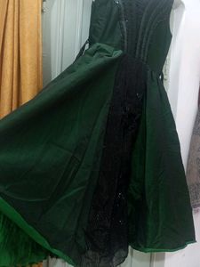 Green Gown For Girls
