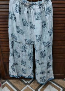 Blue Ikat Print Kurta