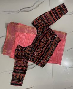 hot saree Blouse with Sequins ♠️