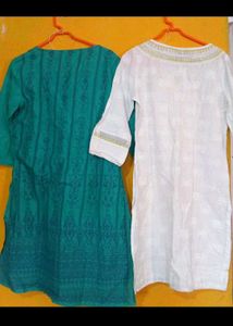 Gold Plated Necklace &amp; KurtiesSet
