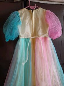 Rainbow Tulle Dress