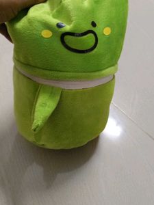 Adorable Panda Stuffed Toy with Bamboo