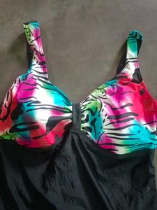 Plus SIZE Colorful Swimsuit