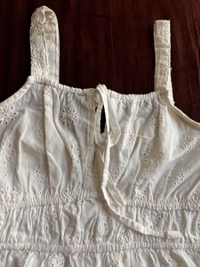 White Broderie Anglaise Top