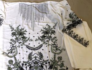 PAKISTANI SemistitchedSuit Embroidered Sequin Work