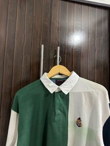 Chaps x Ralph Full Sleeve Polo Tshirt