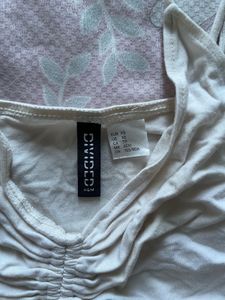 Ruched Tie Front Cami Top