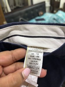 Classic Navy Cropped Pants