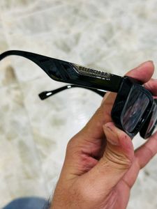 Balenciaga Sunglasses - Black Rectangular Frames