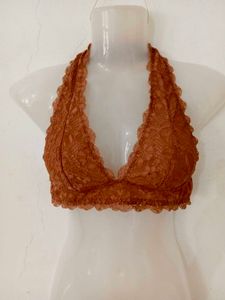 Lace Halter Neck Bralette