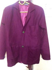 Vintage Burgundy Blazer