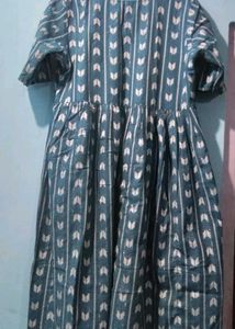 Stylish Teal Printed Kurta