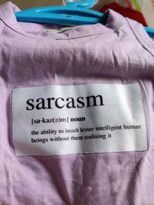 Bonkers Corner Sarcasm Racerback Tank Tops - Lilac
