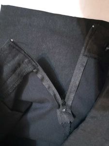 Chic Black Peplum Skirt