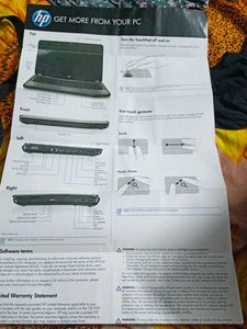 HP Laptop With Bag And Charger
