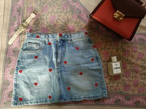 Cute Denim Skirt